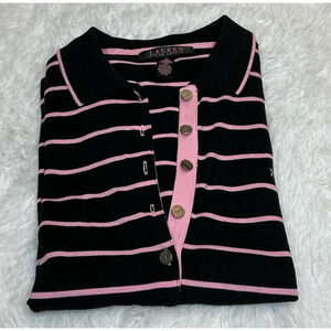 Lauren Ralph Lauren womens med shortsleeve 1/2 button polo shirt